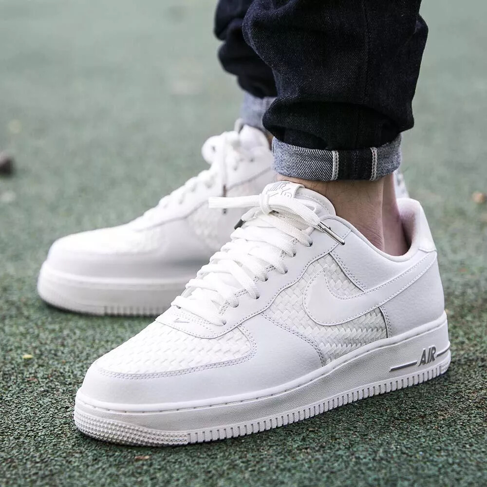 Nike Air Force 1 '07 - White-White - Size 5