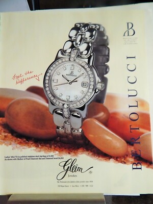 BERTOLUCCI MINI VIR FINE WATCH/  CLERC LUXE SHOE PENDANTS ORIGINAL VTG 2000 AD, 