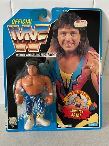 WWF Hasbro Marty Jannetty MOC Series 10 Blue Card...