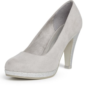 ladies gray pumps