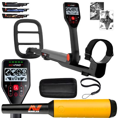 Minelab GO-FIND 44 Metal Detector with PRO-FIND 15 Pinpointer & Holster