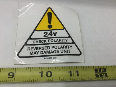 39423-002 Barrett Decal Caution 39423002 SK42191204JE