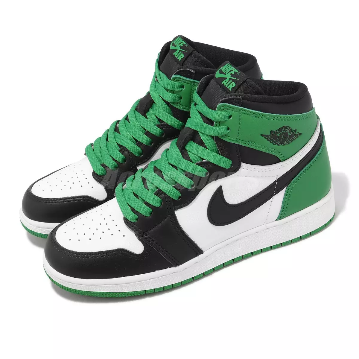 Nike Air Jordan 1 Retro High OG GS Lucky Green Black White Kid