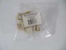 Monoprice Blank Insert For Keystone Wall Plate - 10pcs Ivory