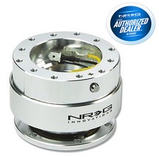 Nrg Ball Lock Quick Release Steering Wheel Silver Body Silver Ring Srk-100s