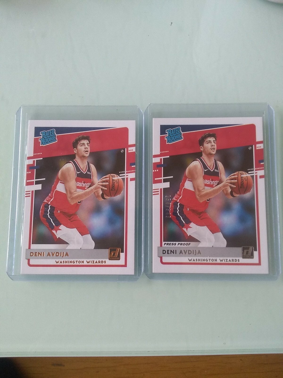 2020-21 Donruss DENI AVDIJA Rated Rookie #205 Silver PRESS PROOF /349!+ Base