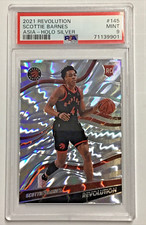 2021-22 Revolution Basketball Scottie Barnes Asia Holo Silver /99 PSA 9