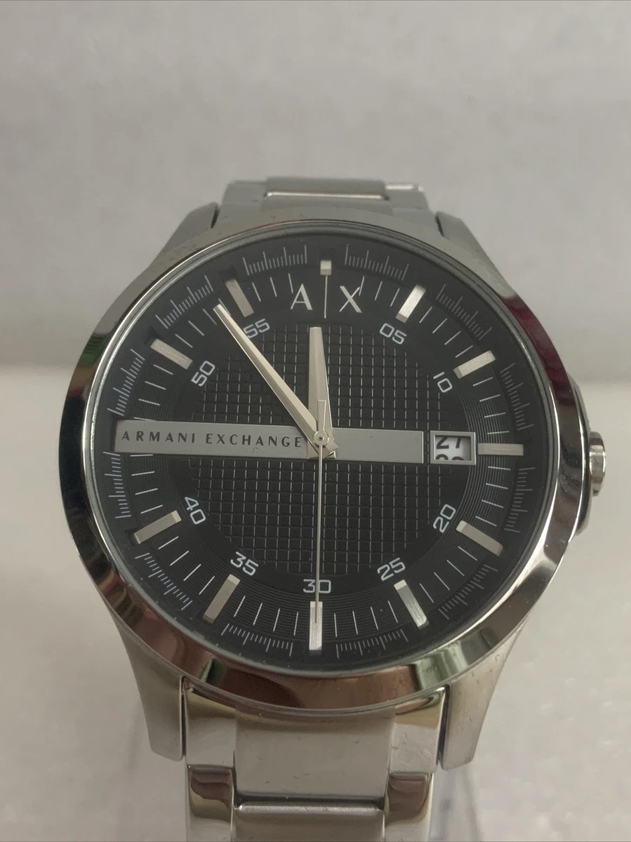 Armani Exchange Black Dial Stainless Steel Men's Watch AX2103