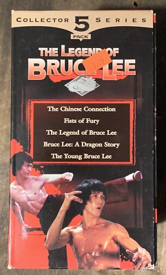 The Legend of Bruce Lee Collection (VHS, 1997, 5-Tape Set