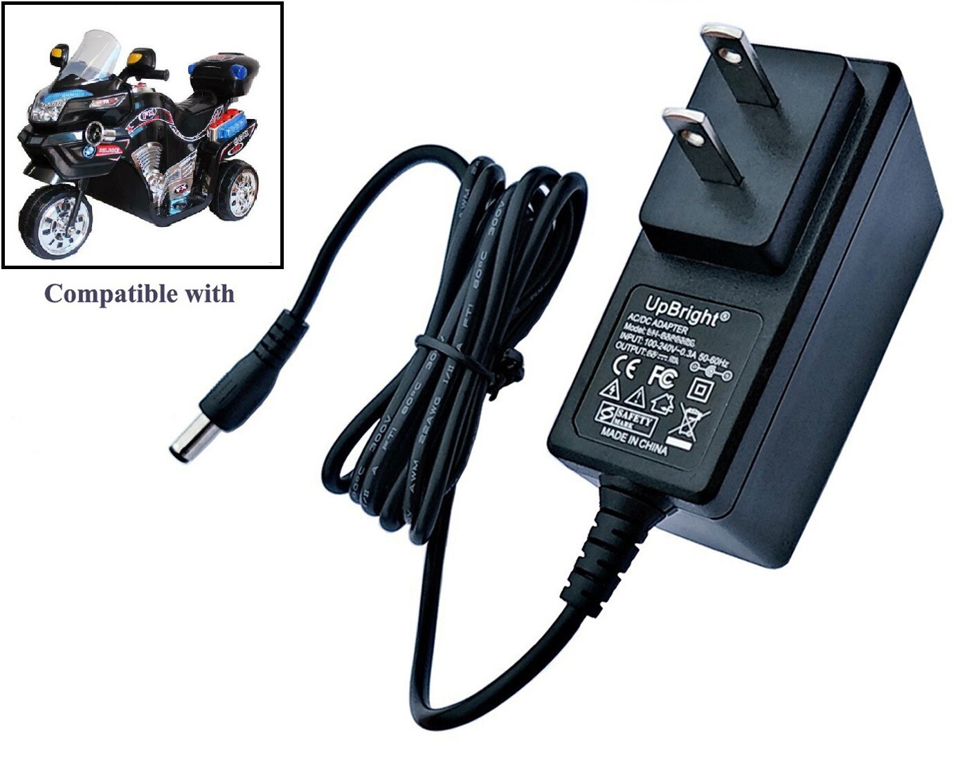 AC Adapter For Lil Rider 80-KB901 FX 3 Wheel Battery Charger