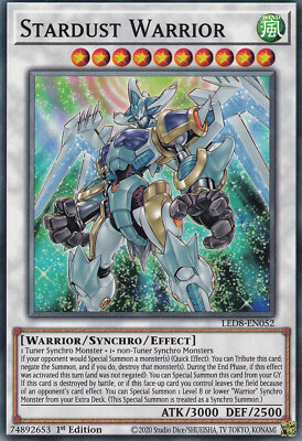 Yugioh LED8-EN052 Stardust Warrior 