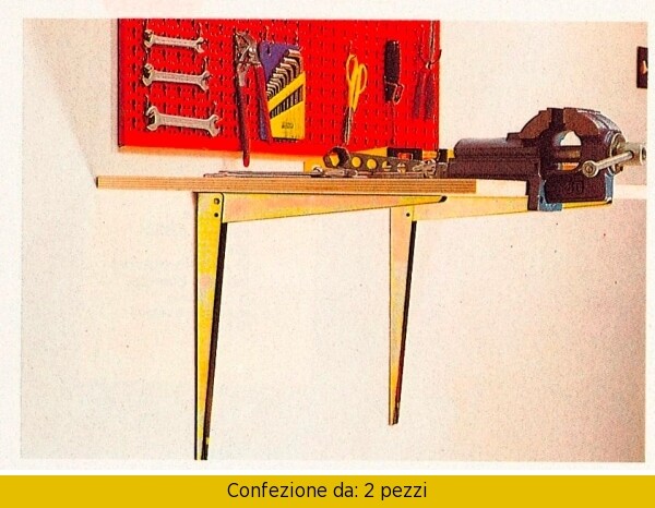 Offerta Coppia Supporti Ribaltabili Minutex 40 cm Marrone 554MA
