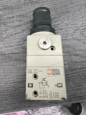 #ad metal work Precision pressure regulator series GS coupling 1 8 0 2 bar $50.00