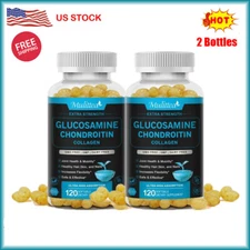 2x120Capsule Glucosamine Chondroitin&MSM&Vitamin D3 Bones, Joint Support