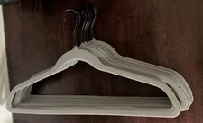 Made By Design 10pk flocked Non Slip gray Velvet pant Hangers