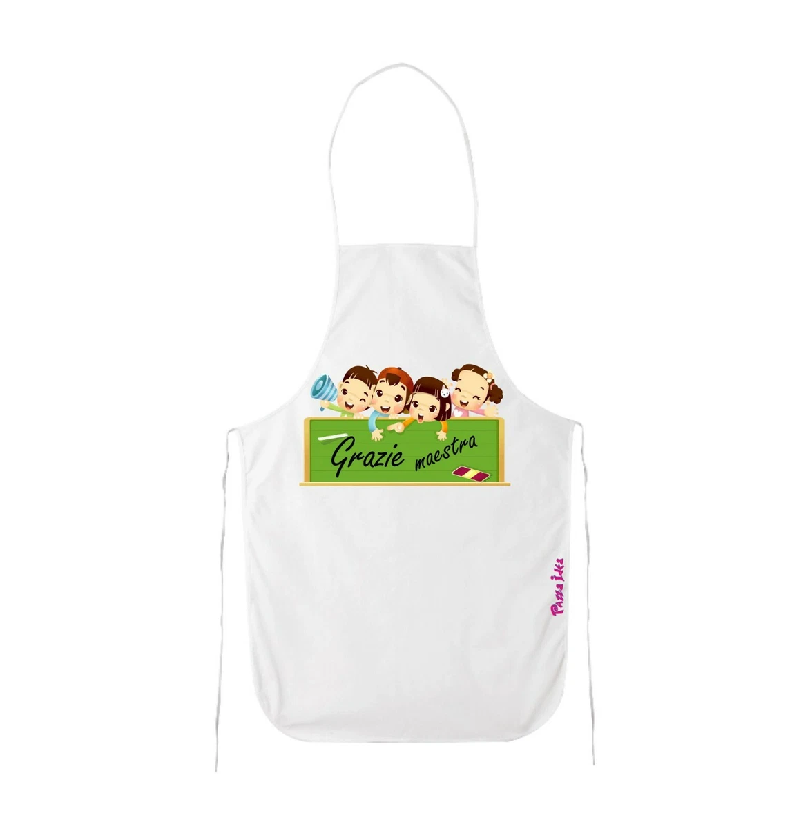 Grembiule Da Cucina Unisex In Lino - 50x70 Cm - Divertente Con Stampe A Cartoon - Perfetto Per Ristoranti, Barbecue, Bar E Uso Domestico