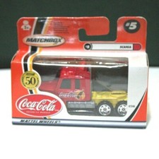 Mattel Coca Cola Scania Semi Truck #5 NIB