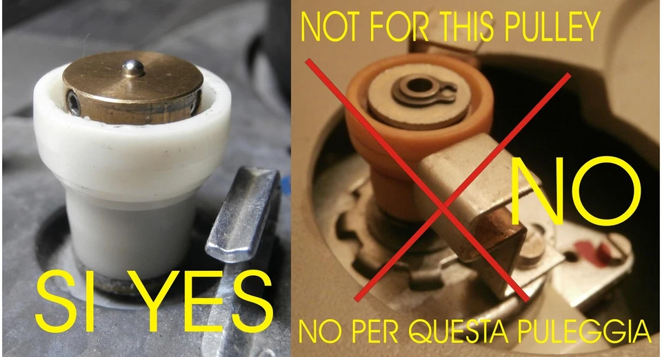 NEW PULLEY 50HZ THORENS TD 160 165 166 145 146 147 125MK2 PULEGGIA THORENS ITA - image 4 of 4