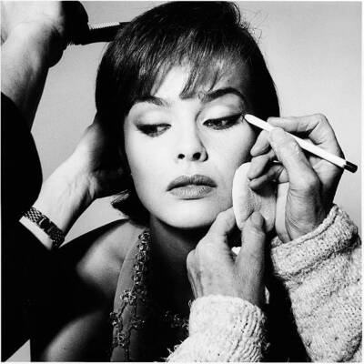 Polish Swedish actress model Izabella Scorupco prepares for a phot- Old Photo
