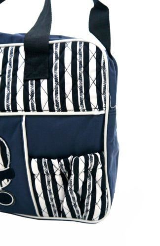 TRENDY MUMMY HANDBAG SHOULDER BABY NAPPY BAG DIAPER WITH CHANGE MAT HW193 - Picture 4 of 14