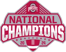 Ohio State Buckeyes 2024 National Champions - Die Cut All weather Decal