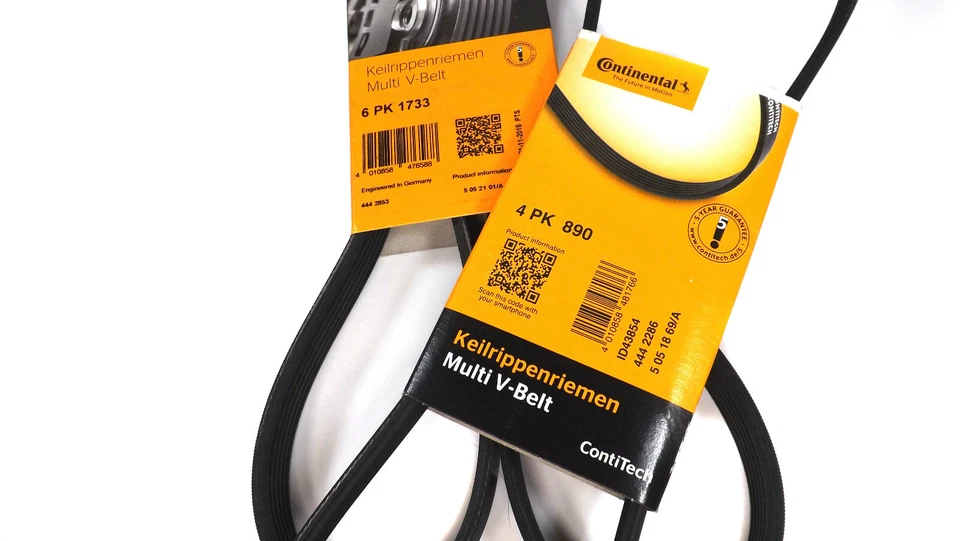 1996-1999 BMW 318i 318is 318Ti Z3 1.9L Serpentine Drive Belt Kit A/C Alternator - Image 2 of 4