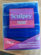 Polyform Premo Sculpey Polymer Clay 2oz-Ultramarine Blue