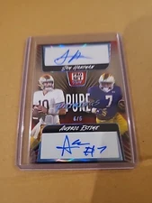 2023 Leaf Pure Pro Set SAM HARTMAN/AUDRIC ESTIME Auto Pure Pairings #’d 6/6 SSP