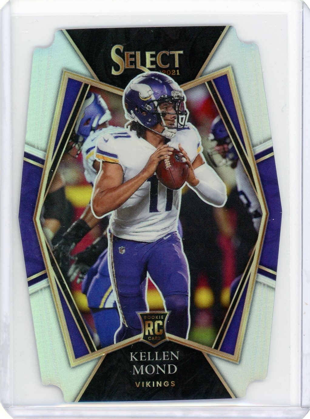 2021 Panini Select Kellen Mond Silver Prizm Die-cut Premier Level RC #164