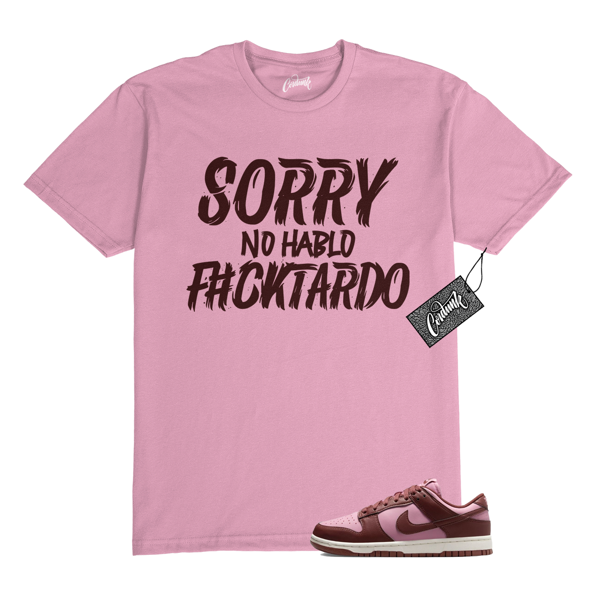 T shirt Dunk Dark Pony Elemental rosa bassa Next Nature abbinata SCUSATE