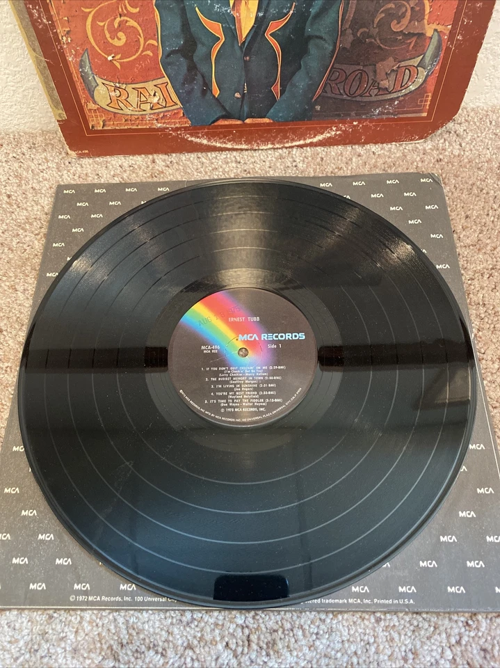 33 rpm vinyl ernest tubb 1975 - Image 3 of 4