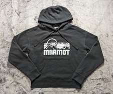 Marmot Long Sleeve Hooded Sweatshirt Women's Size Medium Black