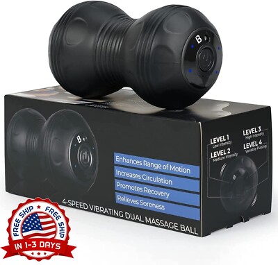 Pelota de masaje de maní para espalda baja hombros pantorrillas y brazos US NEW