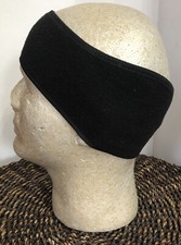 Men s Women s Black Knit Headband Ear Warmer Fleece Ear Cover Cold Ear Muffs