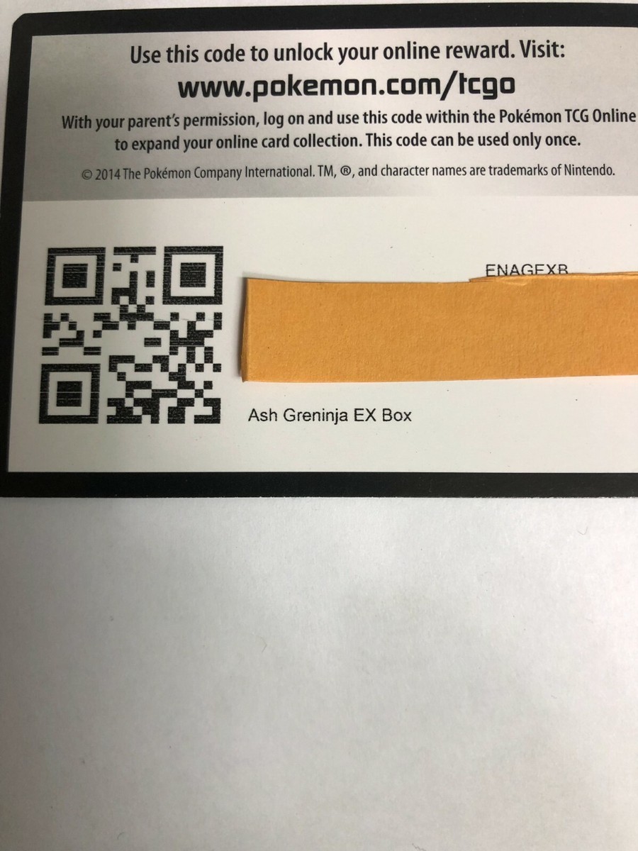 Ash Greninja Ex box Pokemon Online Code Codes