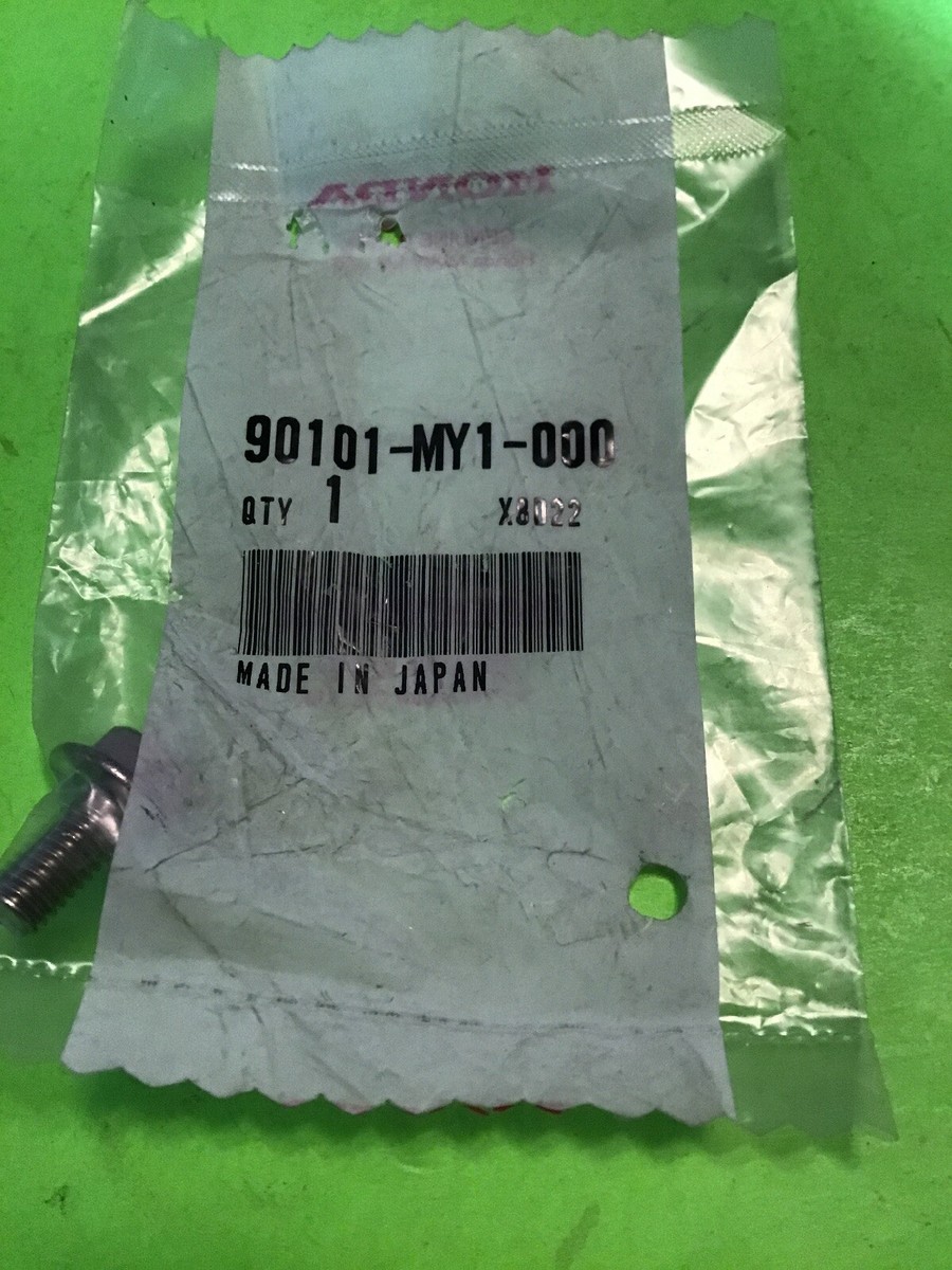 GENUINE Honda NOS 90101-MY1-000 BOLT, FLANGE (6X12) | eBay