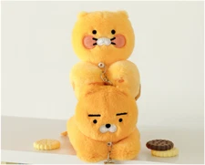 Kakao Friends Reel Pouch Keyring Ryan Choonsik Bag Charm Keychain Doll