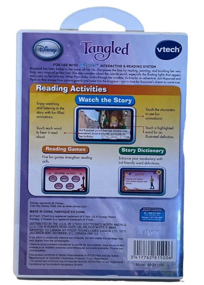V.Reader Interactive E-Reading System Disney Tangled Ages 4-6 Years - Image 4 of 4