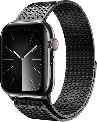 LULULOOK Milanese Armband für Apple Watch 42-38mm,Magnetisch Edelstahl Mesh Band