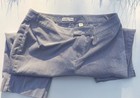 Coldwater Creek, SIZE 16 SEERSUCKER Pants Blue + White, Fine Line Wale Capri — photo 1
