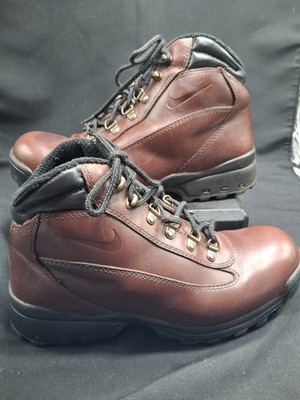 Nike Air  ACG vintage Leather Hiking Boots Men's  Lace-Up Round Toe Rubber Sole