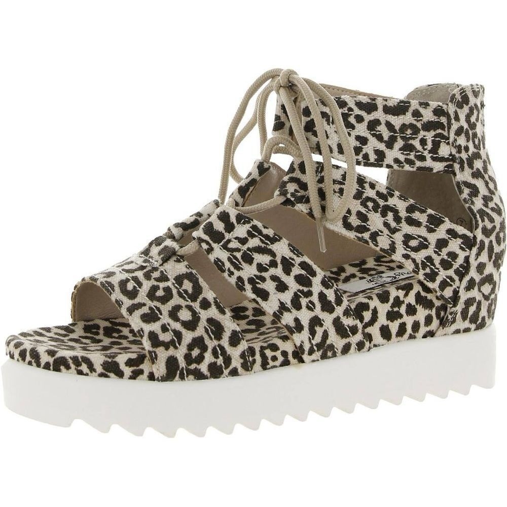 Very G leopard print open sandals Size 9 B61