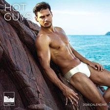 2026 Hot Guys Wall Calendar | 12" x 24" Open | Giftable | Muscle Men Calendar 20