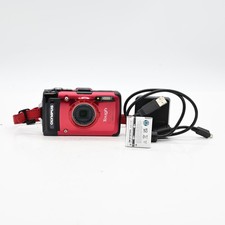 Olympus TG-2 Stylus Tough 12MP Digital Camera w/4x Zoom Red 645