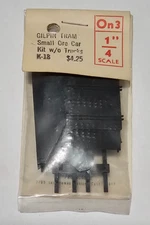 ON3 Scale - Gilpin Tram Small Ore Car Kit w/o Trucks K-18