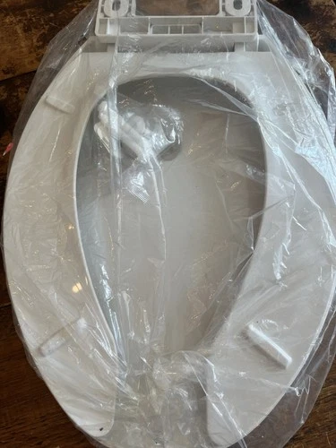 PROFLO PFTSEC2000WH Elongated Slow Close Toilet Seat & Lid in White - Picture 5 of 7
