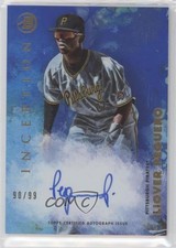 2021 Bowman Inception Blue Foil 90/99 Liover Peguero #PA-LP Auto fc1