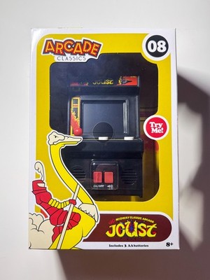 Retro Joust Mini Arcade Classics 08 - Midway Classic Arcade Game NIB - Basic Fun