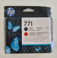 Original Druckkopf Hp 771, Schwarz-Matt / Rot, CE017A
