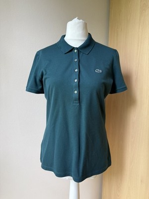 Lacoste Damen Polo-Shirt, Polo, Polohemd, T-Shirt, Gr. L (angegeben 44), Grün